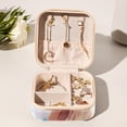 thumbnail image 6 of Alpaca Travel Portable Square Jewelry Stand - Earring Organizer, Earring Holder, and Jewelry Box - Suitable for Girls and Women, 6 of 6