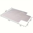 thumbnail image 4 of LEEYNEER 90 X 120 X 0.2cm PVC Home-use Protective Mat For Floor Chair Transparent, 4 of 5