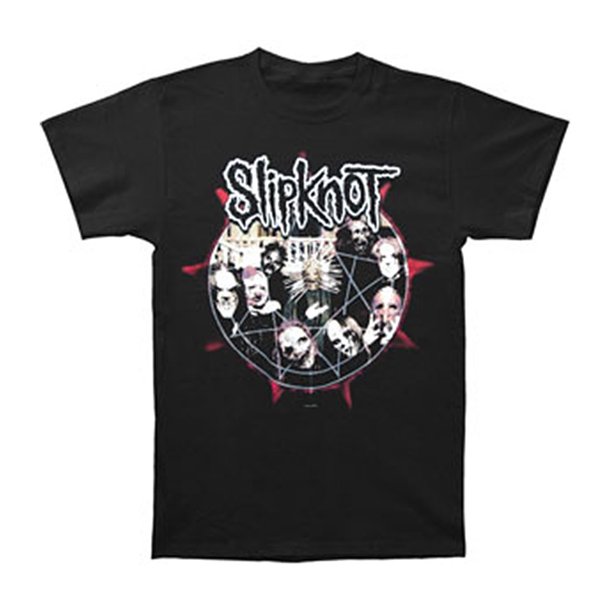 Slipknot Slipknot Men's Floating Masks Tshirt Black