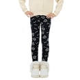 thumbnail image 4 of 3-13Years Winter Girls Fleece Lined Leggings Toddler Kids Thicken Warm Tights Trousers, 4 of 6