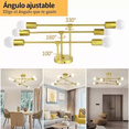 thumbnail image 2 of Lámpara De Techo Colgante Decorativas Moderna 6 Luces Sala, 2 of 5