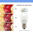 thumbnail image 5 of Ruiandsion E14 Base LED Bulb,10-Pack,AC 120V 2W(20W Halogen) 200LM 3000K Warm White No Flicker for Accent & Mood Lighting,, 5 of 8