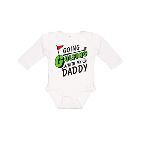 

Inktastic Going Golfing with my Daddy- kids golf Boys or Girls Long Sleeve Baby Bodysuit