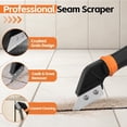 thumbnail image 5 of 4 in 1 Caulking Tool Kit, Multi-Function Caulk Remover Tool, Grout ,  Sealant Cleaner for Bathroom, Shower, Tile, Window, Household Caulk Kit(Orange), 5 of 6