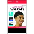 thumbnail image 1 of DONNA Stocking Gorros para Peluca de Banda Grande 2 Piezas Gorros para Peluca de Cabeza de Peluca Negra para Mujer Gorro para el Cabello para Dormir Red para el Cabello Negro, 1 of 5