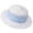 White, variant on SGMVNU Fashion Sun Hats for Women, Wide Brim Retro Flat Top Panama Boater Straw Hats Vacation Beach Hat Packable, One Size, Red