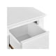thumbnail image 5 of 2pcs Mesitas de Noche de 2 Niveles con Cajón Blancas 25x25x70cm Mesita Auxiliar Salon Alta Mesillas de Noche Pequeña para Sala de Estar o Dormitorio, 5 of 5