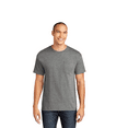 thumbnail image 5 of Gildan Heavy Cotton Pocket T-Shirt, Crewneck Short Sleeve Tee for Men, Workwear Shirts (Graphite Heather, S), 5 of 5