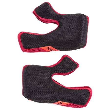 Alpinestars Supertech M10/M8 Helmet Cheek Pads (+ 5mm) Black/Red XS