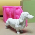 thumbnail image 3 of CIYISON Handcraft Lovers' Silicone Dachshund Ornament Mold for Resin and Gypsum Projects, 3 of 8