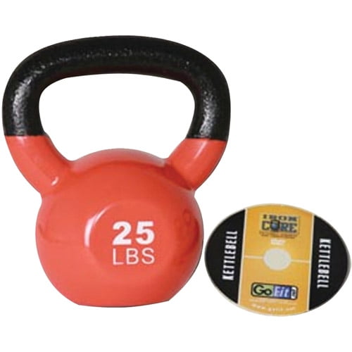 GoFit 25-lb Premium Kettlebell with Training DVD by GoFit LLC