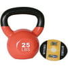 GoFit 25-lb Premium Kettlebell with Training DVD