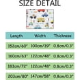 thumbnail image 3 of Crawling Indoor Carpet Play Mat Animal in Transport for Living Room Bedroom Educational Nursery Floor Mat Area Rugs 60x48inch, 3 of 6