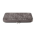 thumbnail image 5 of Daisy Rose Protective Laptop Sleeve Case for 13 Inch Laptop with Slip Pocket - Luxury PU Vegan Leather Shock Absorbant Hard Case for Work and School - Grey snake, 5 of 7