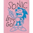 thumbnail image 4 of SEGA Sonic The Hedgehog Fleece Oversized Drop Shoulder Sweatshirt Little Kid to Big Kid, 4 of 5