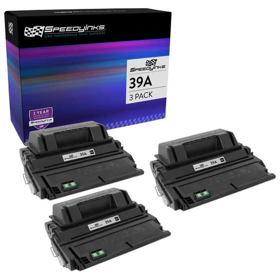 Speedy Inks Compatible Toner Cartridge Replacement for HP 39A Q1339A (Black, 3-Pack)