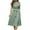 Mint Green, variant on Maxi Dresses for Women 2025, Womens Solid-Color Button Short-Sleeved Lapel Casual Belt Pocket Shirt Dress(Mint Green,S)