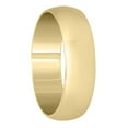 thumbnail image 2 of SZUL Women's 5mm Domed Wedding Band in 14K Yellow Gold, 2 of 8