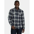 thumbnail image 2 of George Men's & Big Men's 2-Pack Flannel Shirt with Long Sleeves, Sizes XS-3XLT, 2 of 8