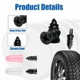 thumbnail image 3 of 30 PCS Tire Repair Rubber Nails, Reliable Screw in Tire Repair Plugs with a Screwdriver, Tire Repair Screws, Self-Service Tire Plugs Screw for Car,Truck, Motorcycle, 3 of 6