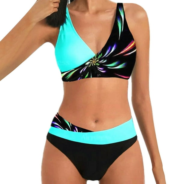 Aayomet Bandage Swimsuit Set Women Swimwear Push Up Padded Beachwear  Bathing Bikini Bikini Swimsuit for Teens Girls under 20,Pink XX-Large