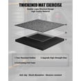 thumbnail image 5 of JoanKaren 0.75" Thick Puzzle Exercise Equipment Mat,12 Tiles,48 Sq ft EVA Foam Interlocking Tiles for Exercise,Gymnastics, and Home Gym Protective Flooring in Black, 5 of 7