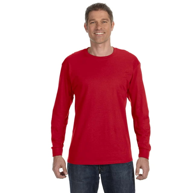 Gildan T-Shirt à Manches Longues pour Adulte en Coton Épais