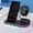 Black, variant on XGFHYJEH Charging Station, Wireless Charging Station, Charging Station for Multiple Devices, Wireless Charging, 15W 3 in 1 Charging Station, Wireless Charge, for Android, Iphone, Apple, Samsung, Ipad
