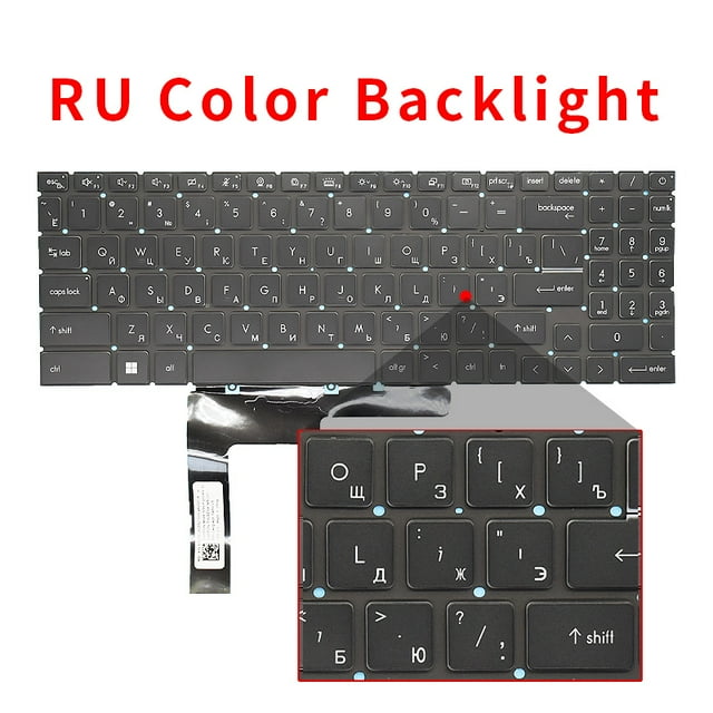 New US Russian MSI Katana GF66 GF76 GL76 GL66 11SC 11UC 11UD 11UE 11UG 12UC 12UD MS-1582/MS-1581/MS-1583 Laptop Keyboard Backlit RU Colorful Backlit