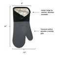 thumbnail image 6 of Ecoberi Grey Silicone Oven Mitts and Pot Holder Set, 3 Count, 6 of 7