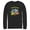 Black, variant on Men's Pokemon Eeveelutions Long Sleeve Shirt Navy Blue Medium