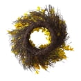 thumbnail image 2 of 19.7 Inch Spring Wreaths for Front Door Large Easter Forsythia Floral Summer Spring Door Wreaths Outdoor All Season Spring Decorations for Home Porch Room Window Wall Farmhouse Decor (Yellow), 2 of 8
