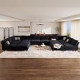 thumbnail image 3 of LLappuil Modular Sectional Sofa, 14 Seat Modular Sectional Sofa with Storage, Oversized Deep Seat Chenille Sofa for Living Room, 3 of 9