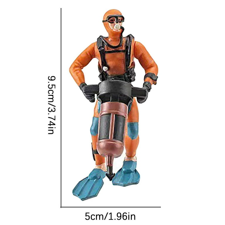fish tank scuba diver accessories Saim Air Diver,Air Bubbler Fish Tank Decoration Resin Floati Supply AG it is small and safe Fish Tank Diver