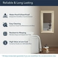 thumbnail image 5 of Head West Traditional Brushed Nickel Framed Wall Vanity Mirror - 18" x 29.5", 5 of 10