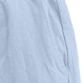 thumbnail image 6 of WRKEKC Mens Linen Pants Elastic Drawstring Waist Jogger Ankle Cuff Lightweight Trousers with Side Pockets for Summer Beach and Daily Relax Wear, 6 of 9