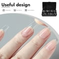 thumbnail image 4 of Niceauty 500Pcs Short Transparent Nail Tips Coffin Shape Full Cover for Nail Extensions, 4 of 5