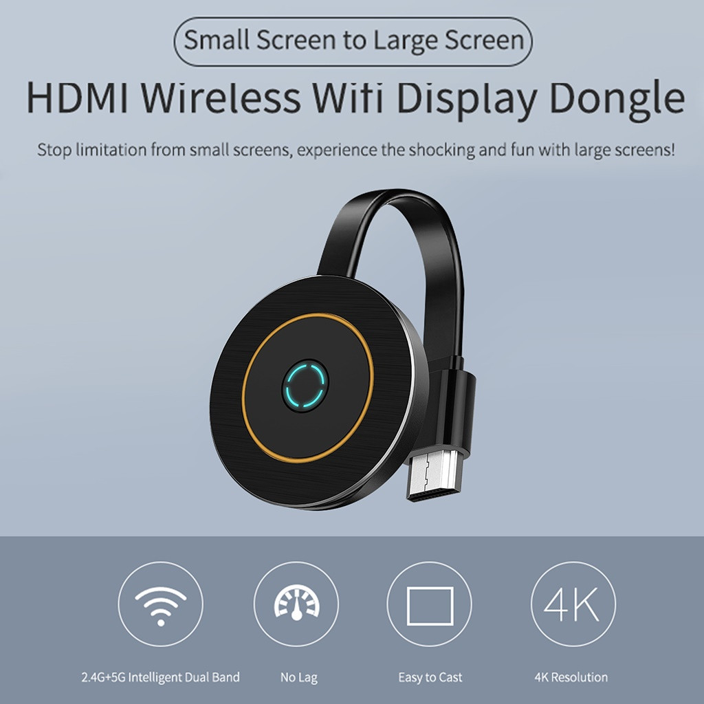 Wireless Display Adapter, 4K 30Hz WiFi Display Wireless Adapter