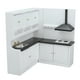 thumbnail image 3 of Cocina para muñecas, cocina para casa de muñecas, muebles de madera fina para muñecas, juego de cocina en miniatura, funcionamiento suave, 3 of 12