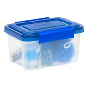 IRIS 6 Qt. Plastic Storage Bins with Sealed Lids, Clear Gasket Box, Airtight Containers