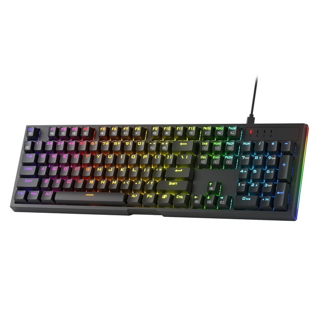 Teclado para juegos Redragon K670 RGB retroiluminado con 104 teclas Hot-Swap