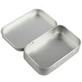 thumbnail image 4 of 6Pcs Metal Box Tin-Plated Container Empty Hinged Lid Small Empty Storage Box, 4 of 10