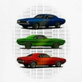 thumbnail image 3 of 1970 Road Legends Muscle Car T-shirt American Vintage Classic Men's Tee, 3 of 7