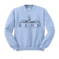 thumbnail image 1 of Skyline Bern Switzerland Sweatshirt Unisex 3X-Large Light Blue, 1 of 5