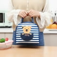 thumbnail image 3 of Lunch Bag Cartoon Space-saving Polyester Insulated Thermal Lunch Box for Kids, 3 of 10