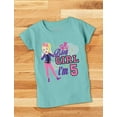 thumbnail image 4 of Birthday Girl JoJo Siwa Shirts Gift for 5 Year Old Girl 5th Birthday Party Shirt Gift for 5 Year Youth Kids Girls' Fitted T-Shirt, 4 of 5