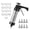 A, variant on Jkung Cookie Press Maker Easy to Use 304 Stainless Steel Cookie Press with 13 Plates 8 Icing Tips Ergonomic Design Cookie Decorating Kit