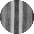 thumbnail image 1 of Ahgly Company Indoor Round Abstract Gray Contemporary Area Rugs, 6' Round, 1 of 1