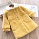 thumbnail image 1 of Abrigo acolchado grueso de terciopelo de visón de invierno para niñas, ropa de invierno de estilo occidental, abrigo de lana de estilo de longitud media para niños, 1 of 6