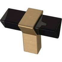 Liberty P40186C-383 1 9/16" Modern Prism Cabinet Knob Smoke & Champagne Bronze